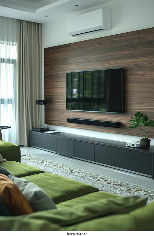 Modern minimalist living room interior design