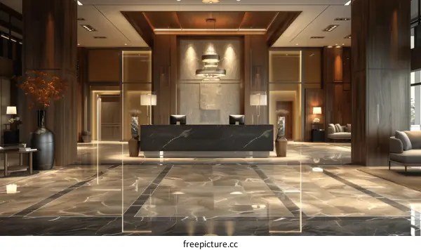 Luxury Hotel Lobby Interior Design