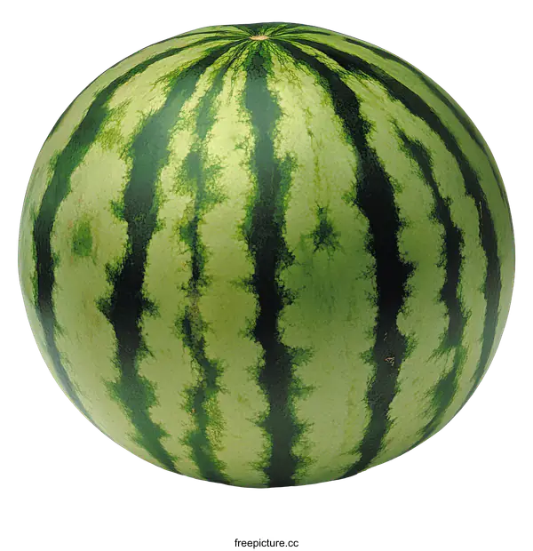[Transparent Background PNG]Fresh and Ripe Watermelon Image