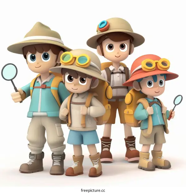 Kids on an Adventure: Exploring the Wild