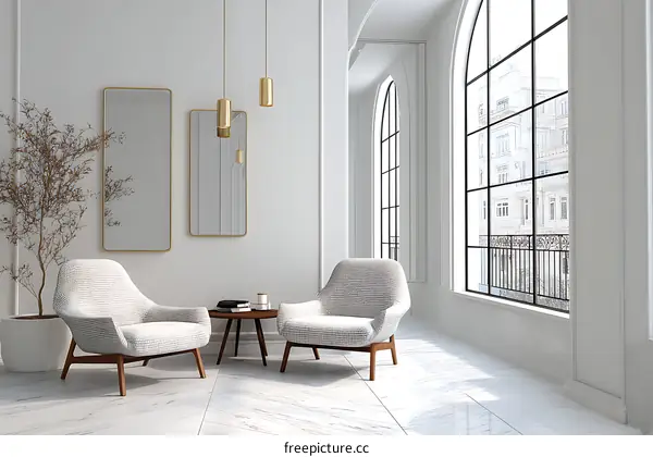 Modern Minimalist Living Room Interior Design