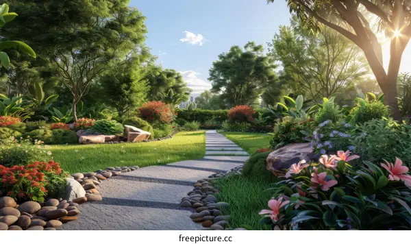 Stepping Stones Through a Garden Paradise