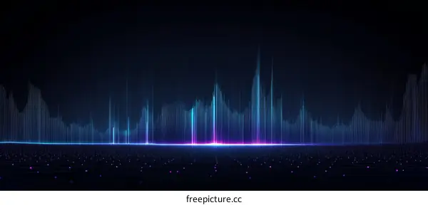 Abstract Data Visualization Representation