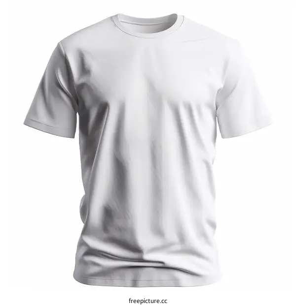 Blank White T-Shirt Mockup