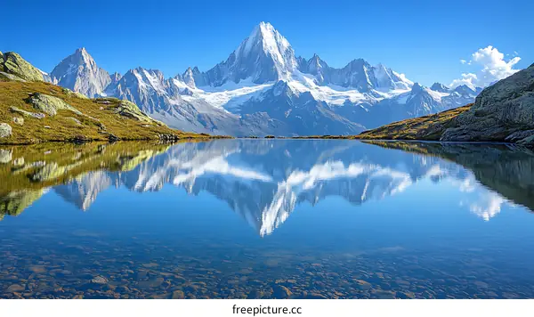 Majestic Mountain Lake Reflection
