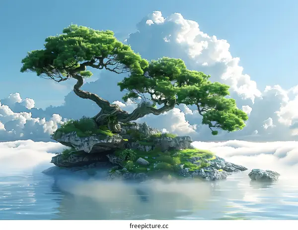 Fantasy Floating Island