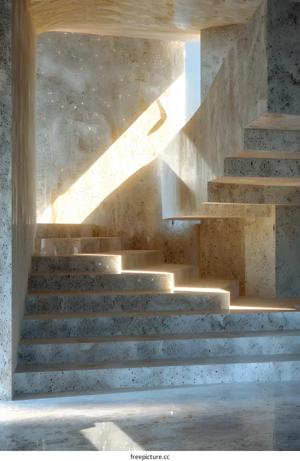 Modern Concrete Stairs