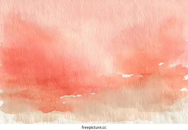 Abstract Watercolor Wash Background with Soft Hues