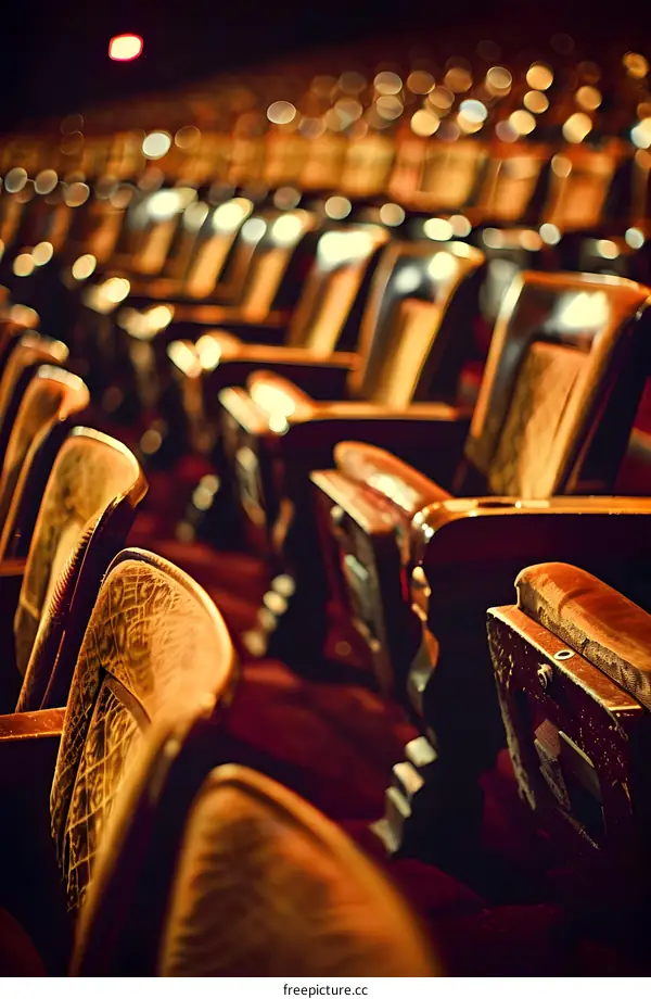 Empty Seats in an Old Theater