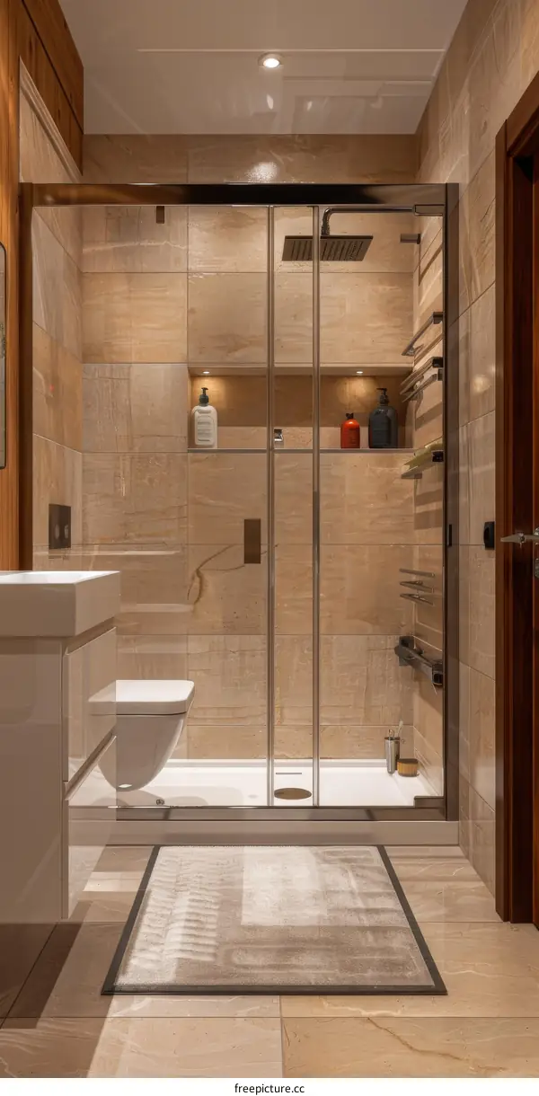 Modern Luxury Bathroom Shower Room Design