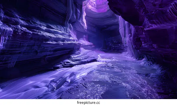 Purple Alien Landscape