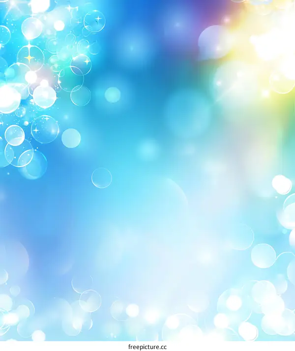 Abstract Blurred Background with Colorful Lights