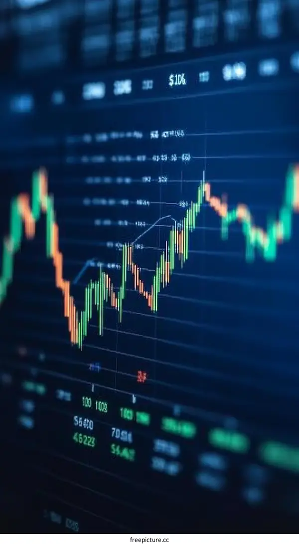 Stock Market Trend Graph Display