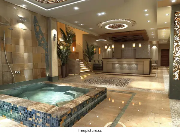 Luxurious Hotel Lobby Interior Design