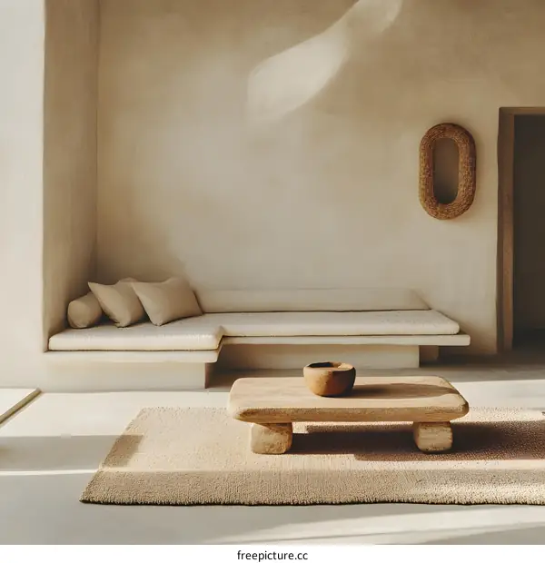 Minimalist Living Room Interior Design With Natural Elements