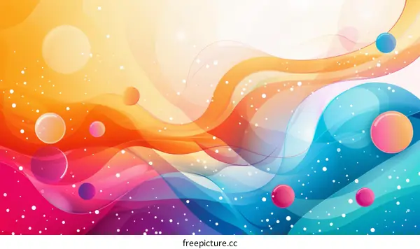 Colorful geometric shapes