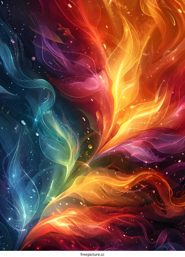 Colorful Flames