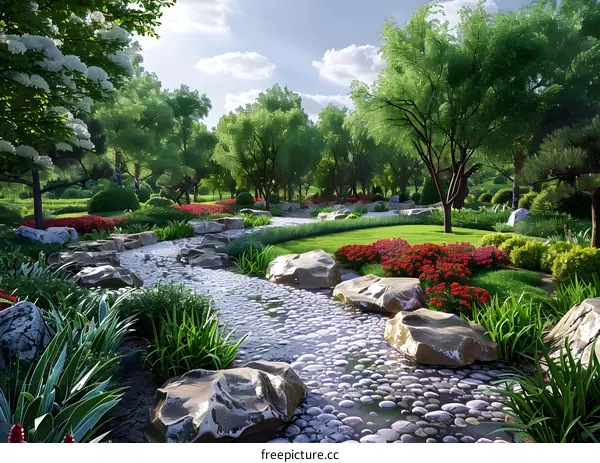 Landscape design效果图