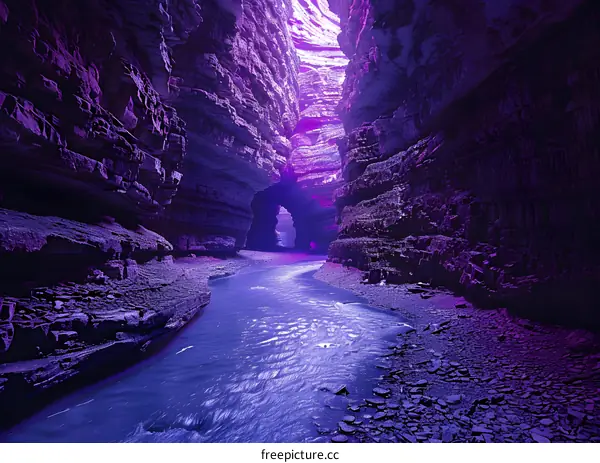 Purple Alien Landscape
