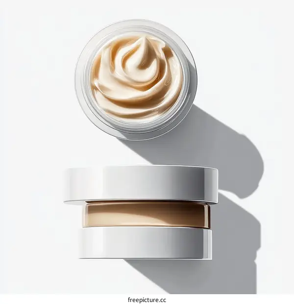 Luxury Cream Jar Product Photography