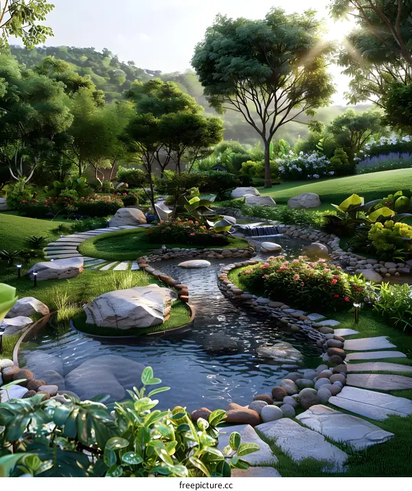 Landscape design效果图