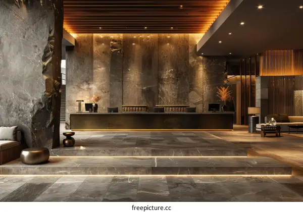 Luxury Modern Hotel Lobby Interior Design