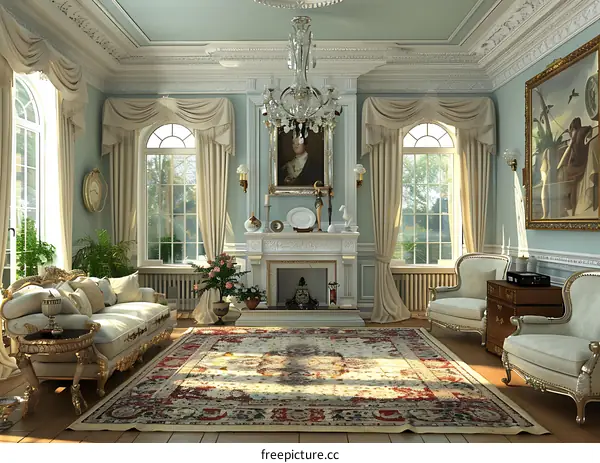 European-style living room