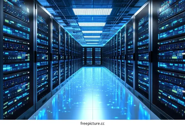 Modern Data Center Interior Design