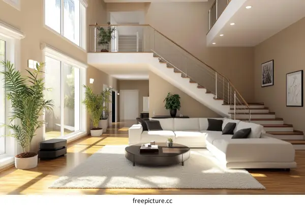 Modern Luxurious Living Room Interior Design