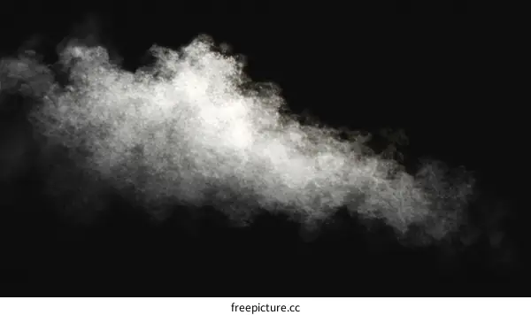 Abstract Smoke Cloud Design Element