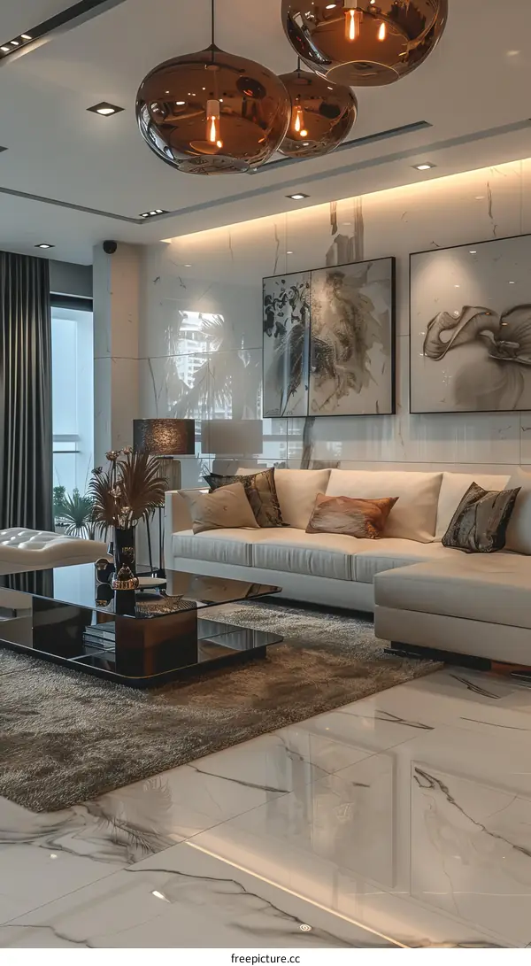 Modern and Cozy Living Room Design