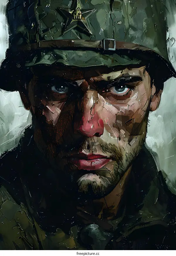 Portrait of a soldier