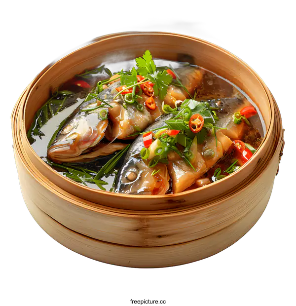 [Transparent Background PNG]steamed fish