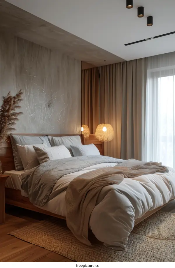 Modern Bedroom Interior Design with Neutral Colors