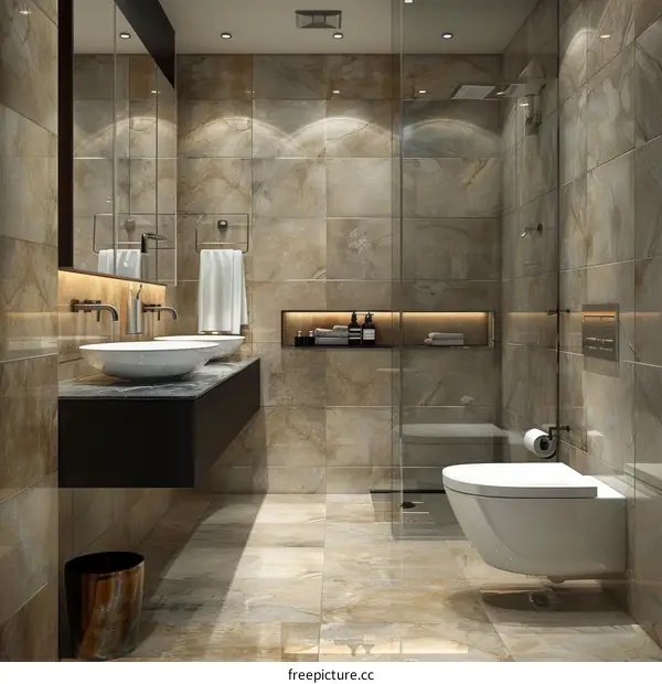 Modern Elegant Bathroom Interior Design