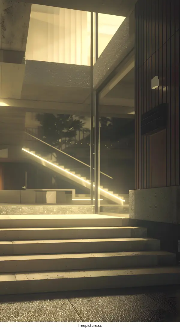 Modern Minimalist Stairs Interior Design