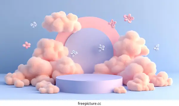Pastel Clouds Product Display