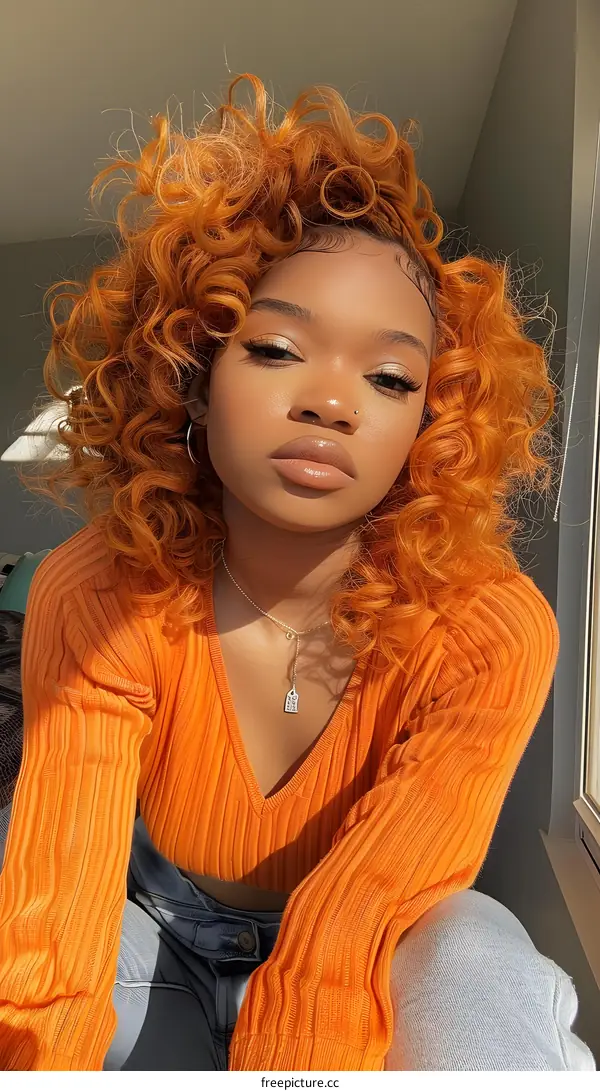 Woman with Orange Hair