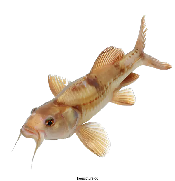 [Transparent Background PNG]Freshwater Fish on White Background