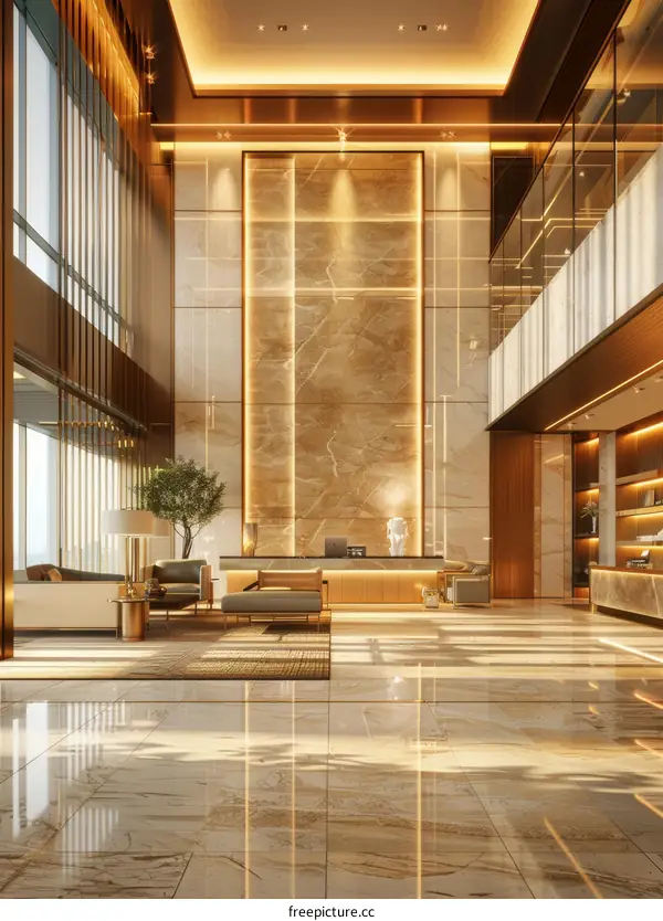 Luxury Modern Lobby Interior Design