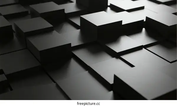 Abstract Geometric Shapes with 3D Perspective and Modern Design