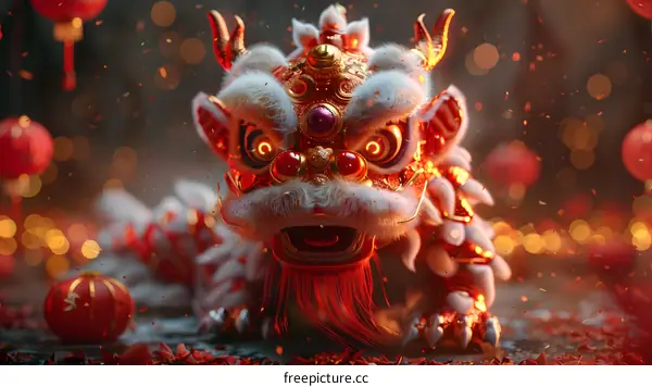 Lion dance to celebrate Lantern Festival