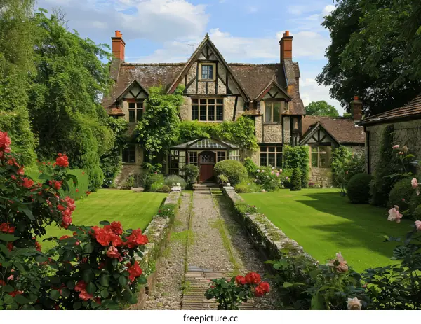 Charming English Country Cottage with Beautiful Garden