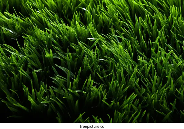Close-up of green grass texture background