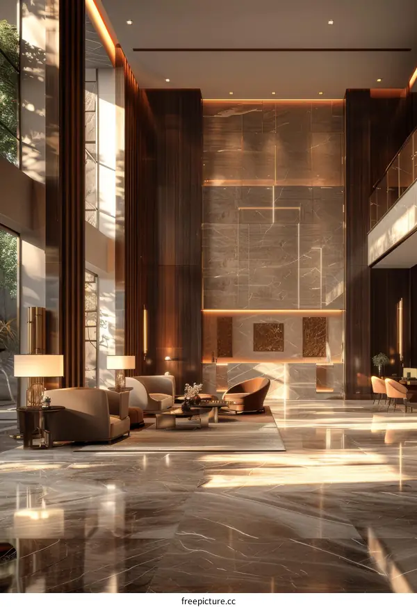 Modern Hotel Lobby Design