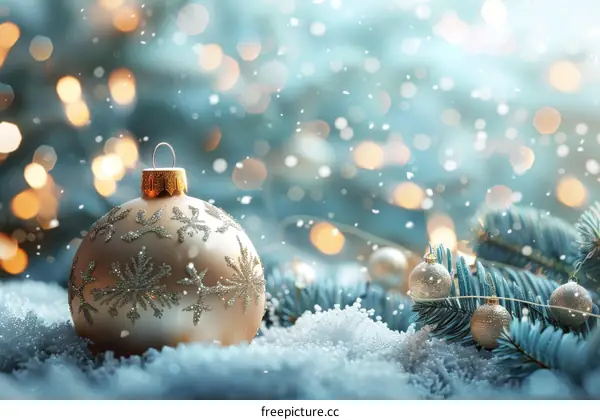 Festive Christmas Decorations: Ornaments, Lights, and Gifts