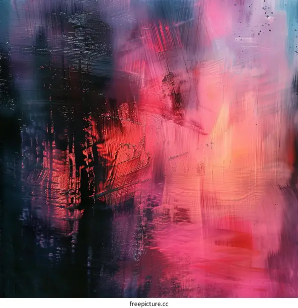 Colorful and Vibrant Abstract Painting