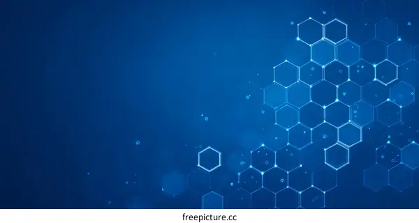 Abstract Hexagon Pattern Background Design