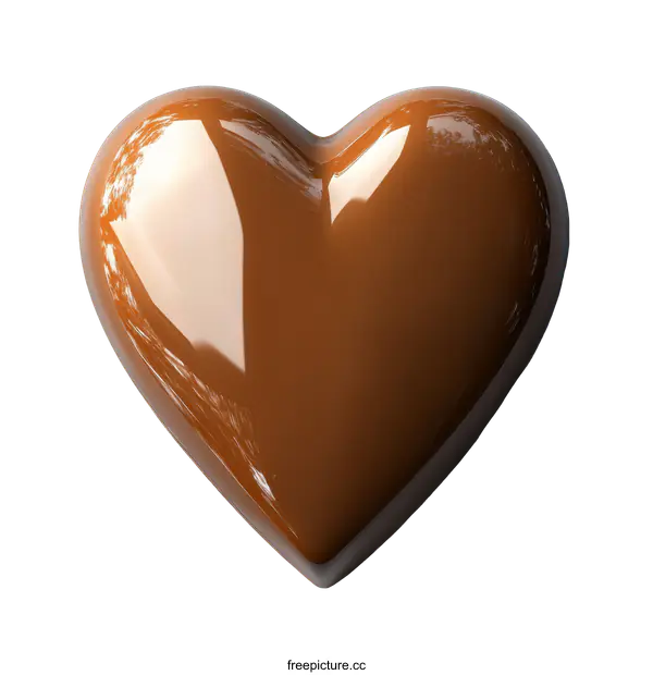 [Transparent Background PNG]Heart-shaped Chocolate Candy Close-up