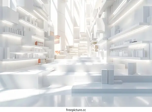 The Elegant Interior of a Modern Store